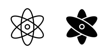 Atom Bilimi Fiziği Moleküler Simgesi