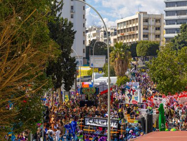 Kıbrıs 'ta yıllık karnaval. Limasol 2025 