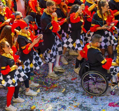 Kıbrıs 'ta yıllık karnaval. Limasol 2025 