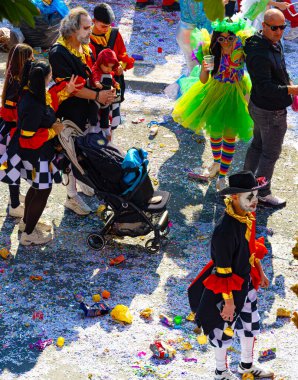 Kıbrıs 'ta yıllık karnaval. Limasol 2025 