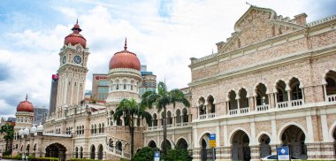 Kuala-Lumpur, Malezya 'daki eski sömürge binası.