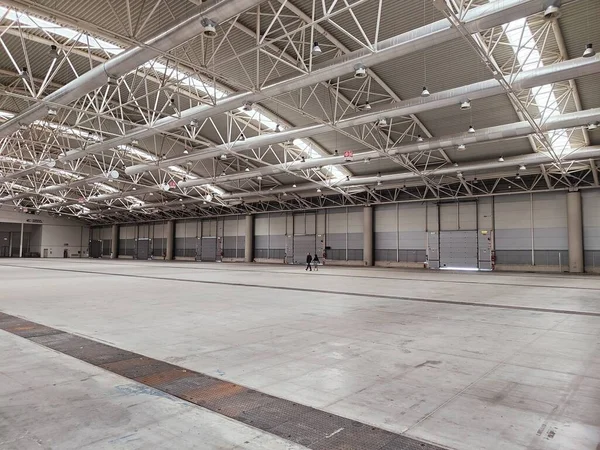 Empty Clean Modern Exhibition Pavilion — Stock Photo, Image