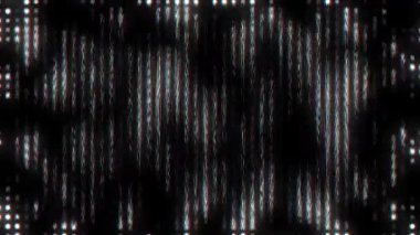 Siyah Üzerindeki Bozulmuş Veri ve Işık Çizgileri 'nin Görüntü Arkaplan Efekti dikey Çizgileri Soyut Arızası
