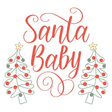 Noel Baba, Noel ağaçlarıyla ve mercan ve yeşil süslemelerle dolu bir bayramdır..