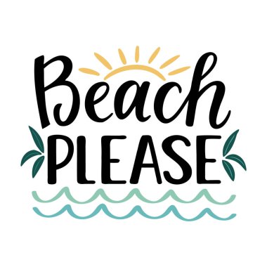 Plaj Lütfen Yaz Titreşimleri Okyanus Kaçamağı Palmiye Dalgaları Eğlenceli Tatil Timpografisi Güneş Işığı Sahili