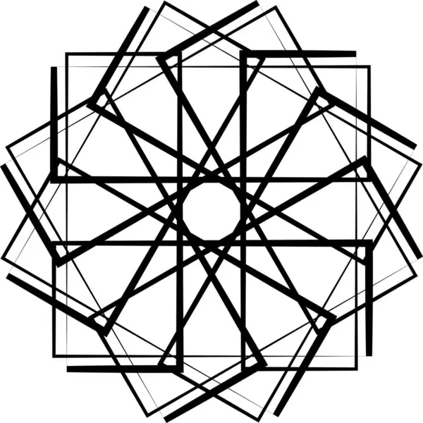 Geometrik Soyut Çizgiler Tasarım Grafik Simetri Sanatı Siyah Beyaz Modern Şekil 100