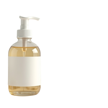 Cilt Yağı, Sabun ya da Temel Yağ için Özelleştirilebilir Etiketle Pompa Şişesini Temizle