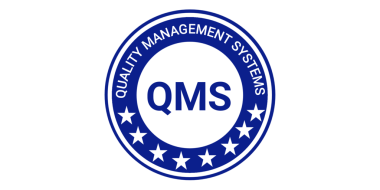 QMS Sertifikalı Rozet Kalite Yönetim Sistemi Mavi Mühür PNG