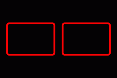 Saydam Arkaplan ile Yuvarlak Kırmızı Dikdörtgen Çerçeveler PNG Çift UI Kutuları