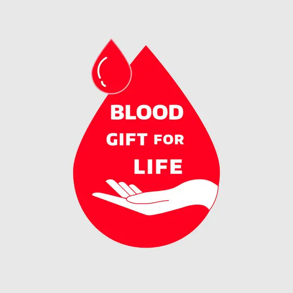 Ömür boyu kan bağışı. Dünya Kan Bağışı Günü, El, Bırakma, 14 Haziran, düzenlenebilir dosya. Sosyal medya paylaşımı ya da şablonu. Düz Beyaz arkaplan