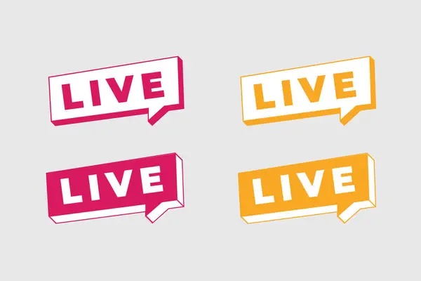 Web Kaplaması ve Akıcı Kullanım için Açık Arkaplanda Pembe ve Sarı Düğme Etiketleri ile Isometric Biçimli Canlı Giyinme İşareti.