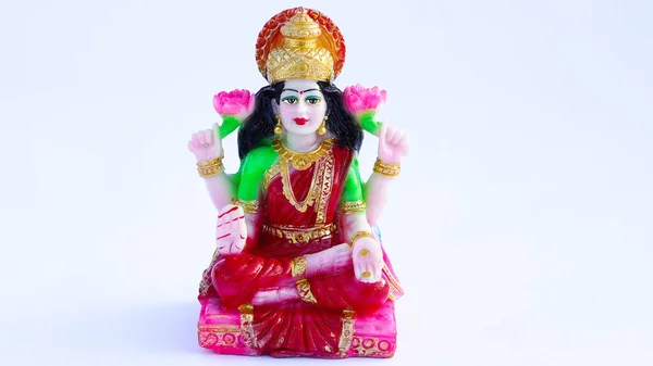 นพระเจ นเด ยหร แยกจากส ขาว Lxmi บลอร Ganesha อะโงก Godess — ภาพถ่ายสต็อก