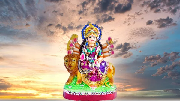Hint Tanrıçası Lakshmi Ganesha Durga Nın Heykeli Lakshmi Ganesha Adiyogi — Stok fotoğraf
