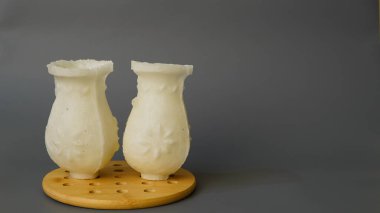 Şeker Karwa ve şeker oyuncakları Karwachauth festivali, Hint kültürü, Mutlu Karwa Chauth festivali, Hindu kadınlar tarafından kutlanan bir günlük festival..