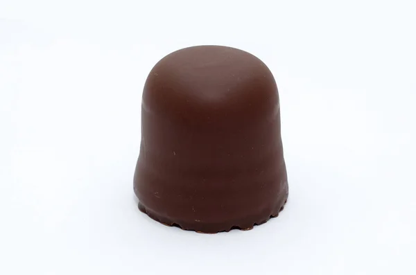 Γερμανικό Marshmallow Σοκολάτα Λευκό Φόντο — Φωτογραφία Αρχείου