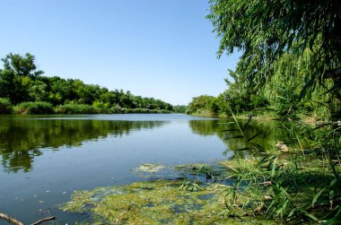 Ukrayna 'nın kirli nehri gökyüzüne karşı