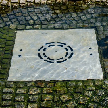 Almanya 'da Köln' de çeşme için drenaj