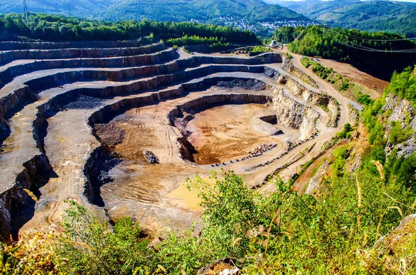 Close Mining Quarry Germany — Stock Photo, Image