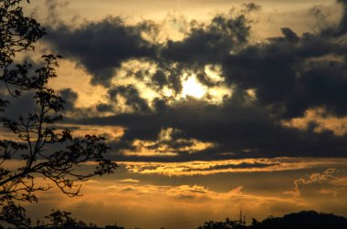 Almanya 'da gün batımı ya da gün doğumu