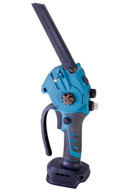 Cordless Compact Pruning Chainsaw Tool with Ergonomic Design clipart