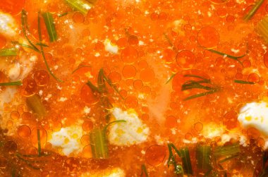 Soyut Yağ ve Su Çorbası Dokusu