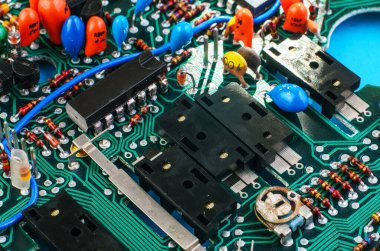 Vintage Anakartının Ayrıntılı Görünümü