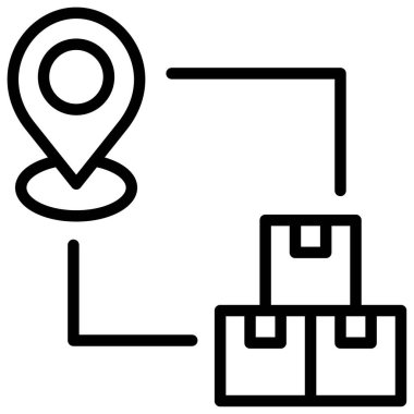 Tasarım için Lojistik Simgesi Elementi