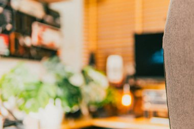 Sinema masası ortamı. Yakın çekim kumaş, bulanık teknoloji arka plan, yaratıcı kullanım için ideal..