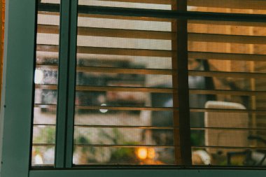 Sinema masası ortamı. Yakın çekim kumaş, bulanık teknoloji arka plan, yaratıcı kullanım için ideal..