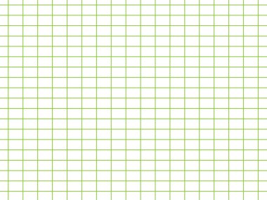 Açık Yeşil Izgara Çizgileri olan Boş Grafik Kağıdı