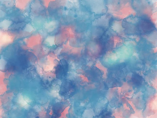 watercolor stains. Color contrast. Violet blue and red. Canvas texture. Wallpaper to fill.