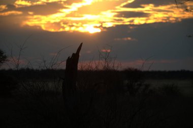 Dağlarda gün batımı