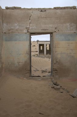 abandoned building in the city of morocco