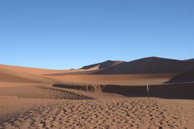 Namib Naukluft Ulusal Parkı, Namibya 'daki kum tepeleri.