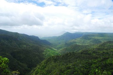 Dağların güzel manzarası