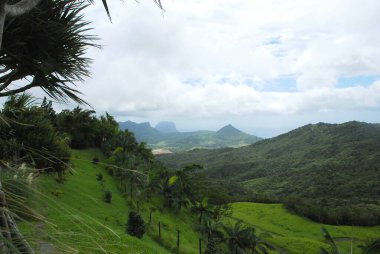 Dağların güzel manzarası