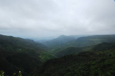 Dağların güzel manzarası