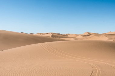 Namib çölünde kum tepeciği