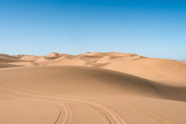 Sahara çölündeki kum tepeleri, Afrika
