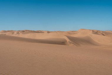 Fas 'ta çöldeki kum tepeleri