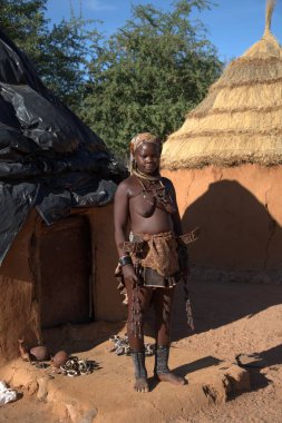 Namibya 'daki çocuk.