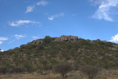Negev Çölü Vadisi manzarası