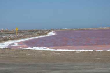 İsrail 'in kuzeyinde tuz gölü