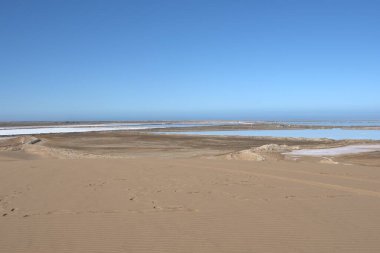 Çöldeki kum tepeleri