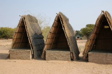 Hindistan 'daki geleneksel kır evi manzarası