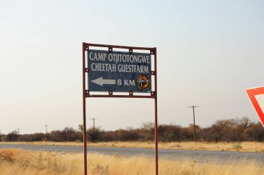 Namibya Çölü 'nde imza atın.