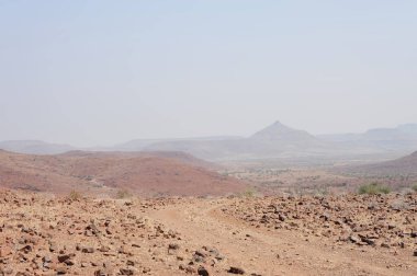 Fas çölünün manzarası