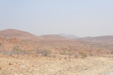Namibya Afrika manzarası