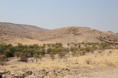 Dağlardaki namibya manzarası