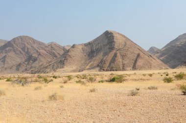 Namibya, Afrika 'da çöl manzarası